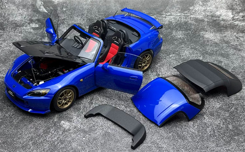 1:18 Honda S2000 MUGEN  Apex Blue MOTORHELIX Limited Edition 399PCS ONLY DIECAST Model