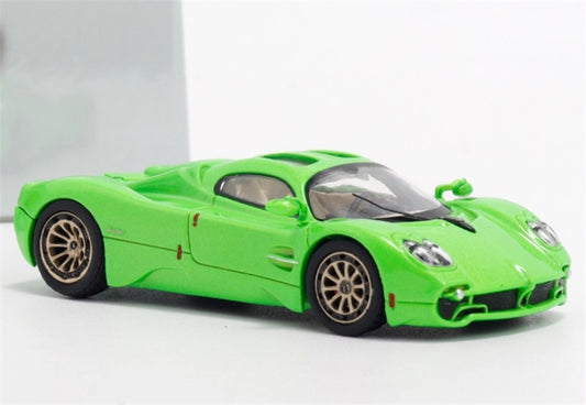 RHINO MODEL Pagani Utopia Ice Green Supercar 1:64 car Pre-built Model view2