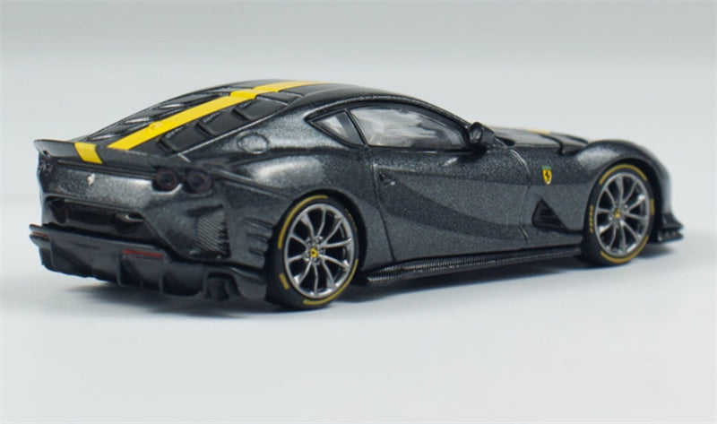 BBR MODELS Ferrari 812 Competizione Grigio Competizione 1:64 Car Pre-built Model view4