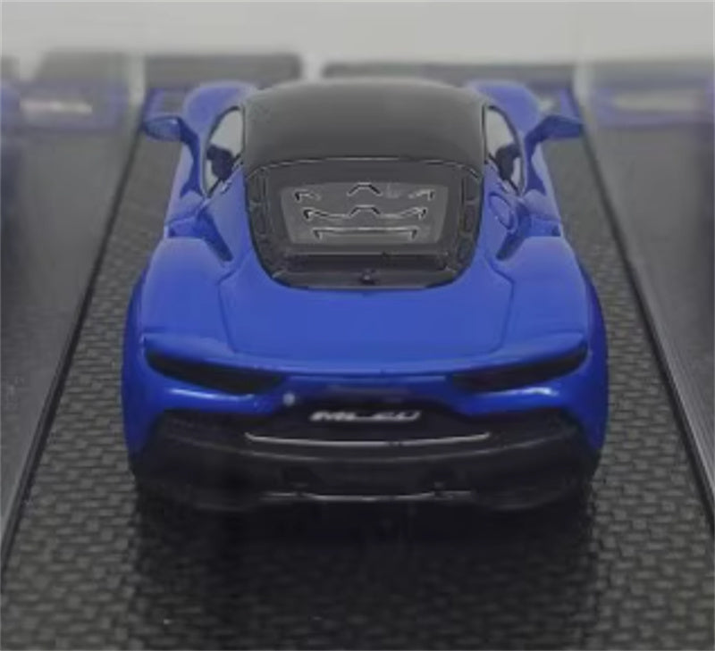 BBR MODELS Maserati MC20 2020 Blue LTD 120PCS ONLY 1:43 Car Pre-built Model view4