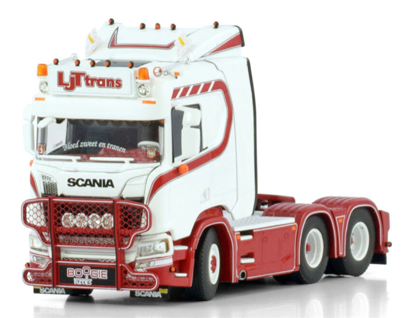 WSI SCANIA R NORMAL CR20N 6X2 TAG AXLE LJT Trans 1:50 Truck Pre-built Model