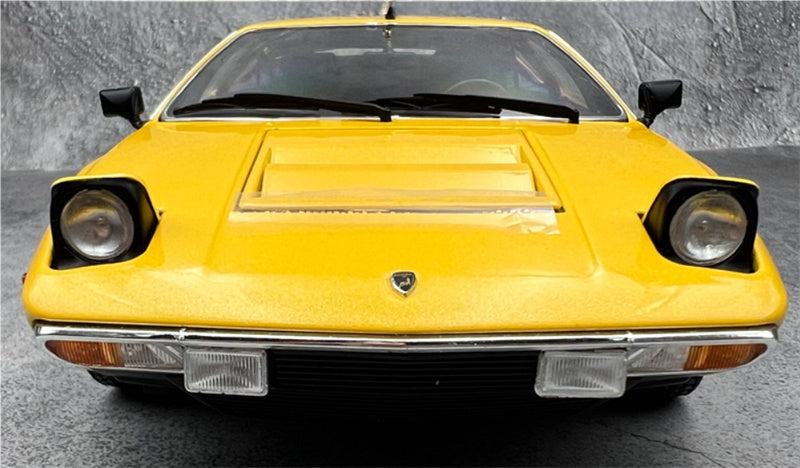 Kyosho Lamborghini Urraco Yellow Supercar No tail version 1:18 Car Pre-built Model view9