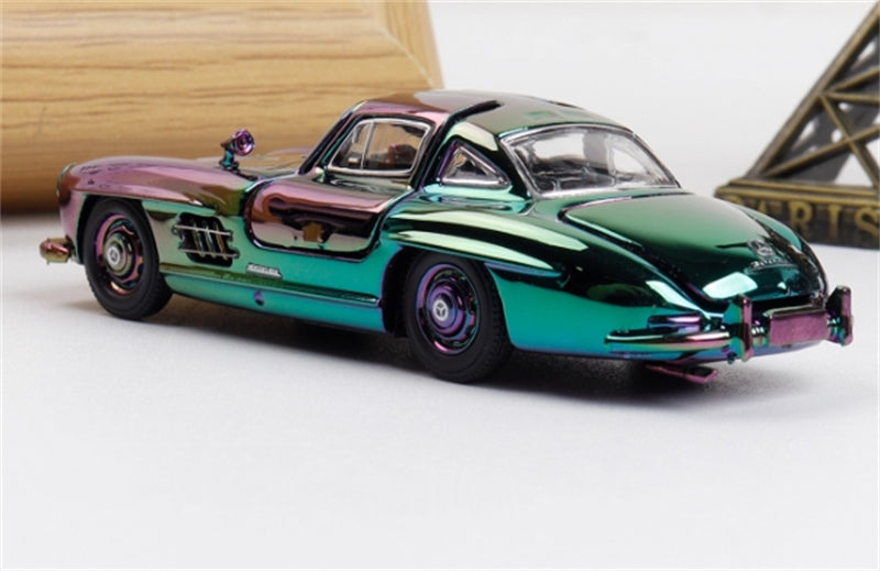 1:64 Mercedes Benz W198 300SL Chrome DCM DIECAST Limited Edition 300pcs ONLY Model