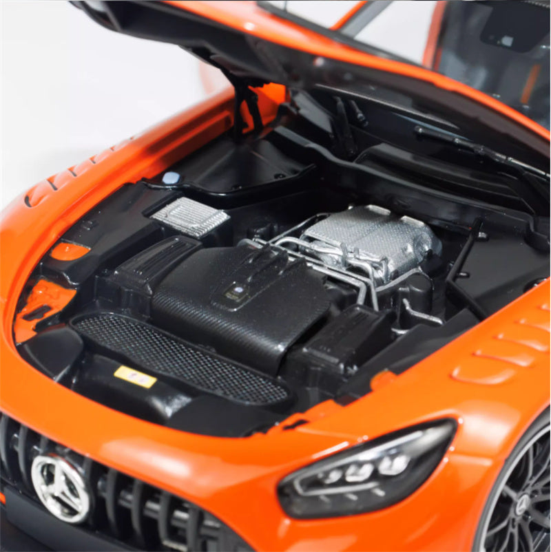 MINICHAMPS Mercedes AMG GT Black Series 2021 orange Limited Edition 400PCS ONLY 1:18 Car Pre-built Model view12