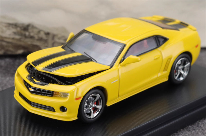 Fine works 64 Chevrolet Camaro Yellow Hard Top Limited Edition 1000PCS ONLY 1:64 Car Pre-built Model view1