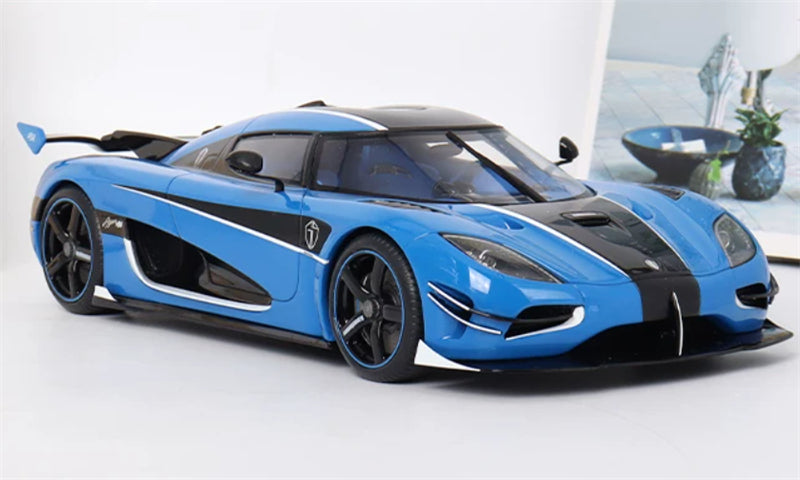 1:18 Koenigsegg Agera RS  Blue - Black Cover GT Spirit Limited Edition 800PCS ONLY Resin Model