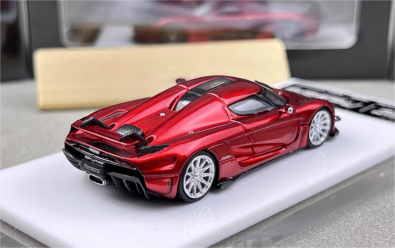 TPC Koenigsegg Regera red Limited Edition 999PCS ONLY 1:64 Car Pre-built Model view6
