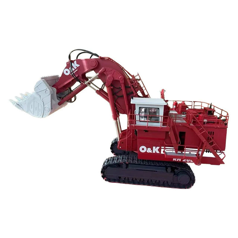 1:50  O&K RH200 Bymo Front Shovel Red White Diecast Model