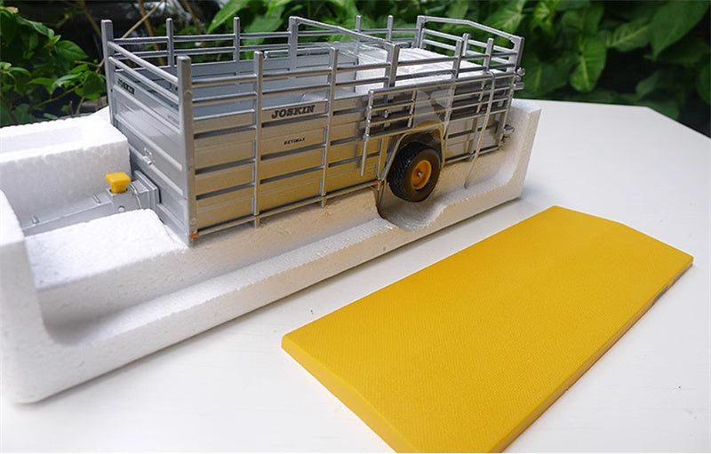 ROS Joskin Carro porta animali tractor trailer silver 1:32 Truck Accessories Pre-built Model