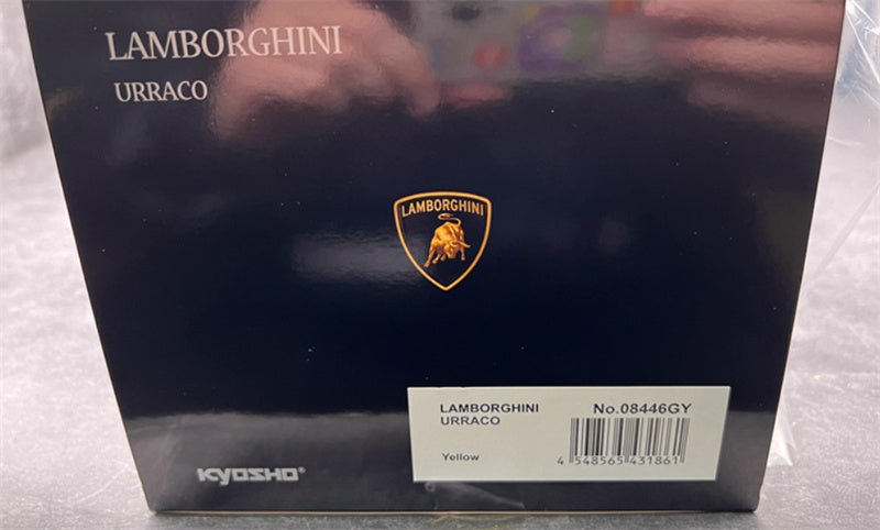 Kyosho Lamborghini Urraco Yellow Supercar No tail version 1:18 Car Pre-built Model view11