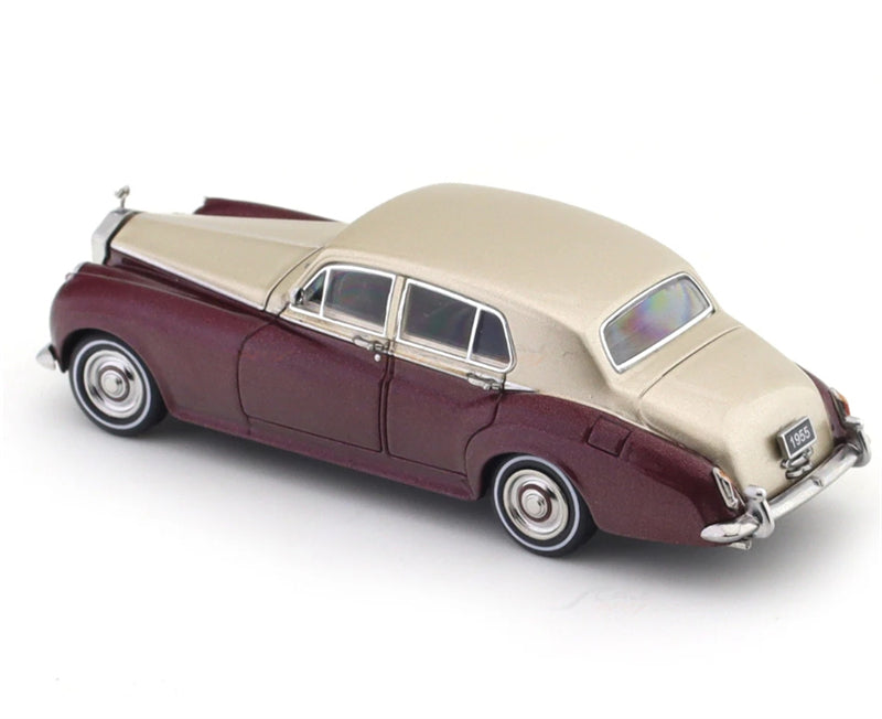 GFCC 1955 Rolls Royce Silver Cloud classic car Gold and Red Double LHD 1:64 car Pre-built Model view4