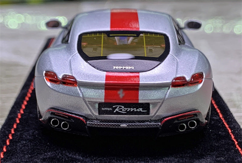 1:43 BBR MODELS Ferrari Roma Matt Sunusilver 30th Anniversary Edition LTD 20PCS view7