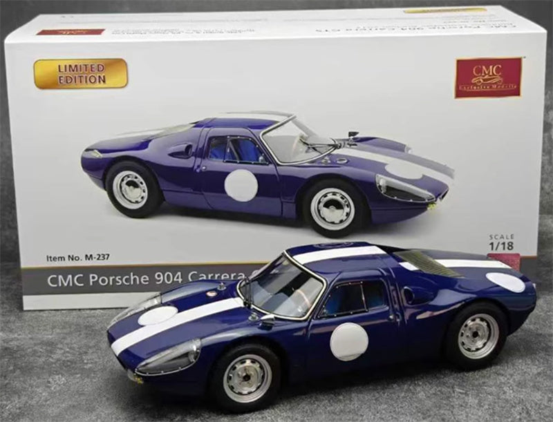 CMC Porsche 904 Carrera GTS Bonhams Scottsdale Auction 2017 blue Limited Edition 1000PCS ONLY 1:18 Car Pre-built Model view10