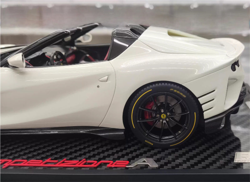 BBR MODELS Ferrari 812 competizione A white Limited Edition 28PCS ONLY 1:18 Car Pre-built Model view10