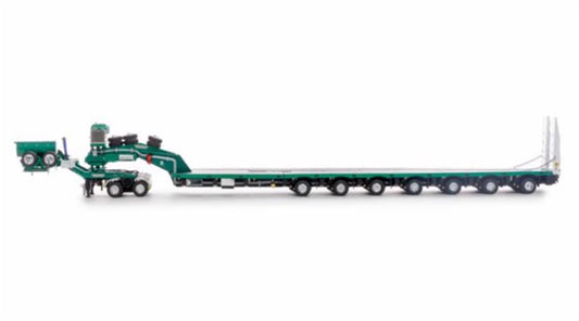 Drake  7x8 Steerable Trailer Metallic Green 1:50 Truck Pre-built Model