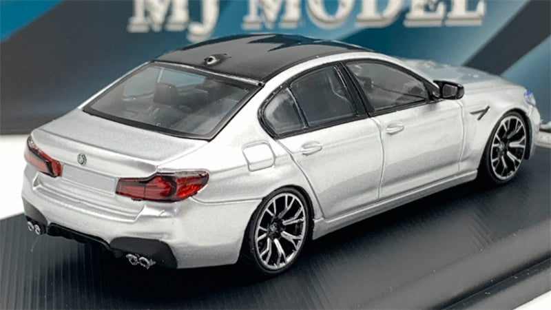 1:64 BMW M5 F90 Diamond Silver MJ Model Limited Edition 999PCS ONLY DIECAST Civil Car Model