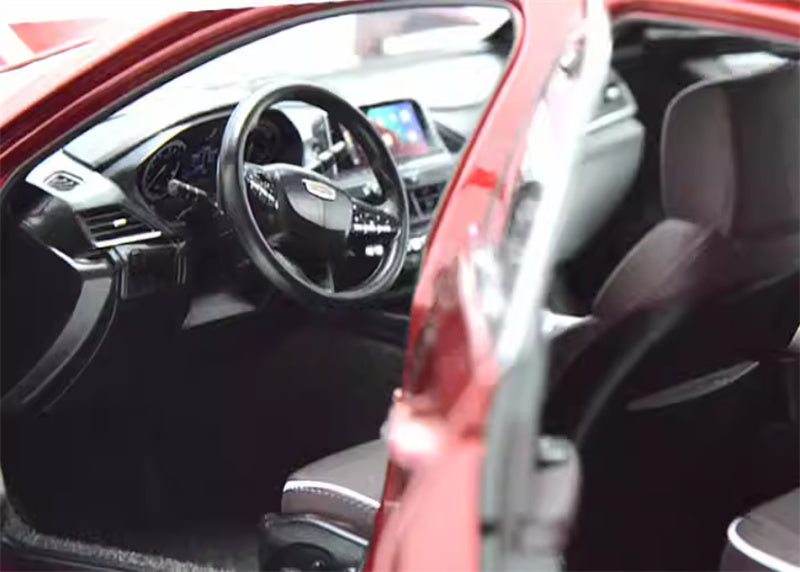 SAIC Cadillac CT4 2021 burgundy 1:18 Car Pre-built Model view3