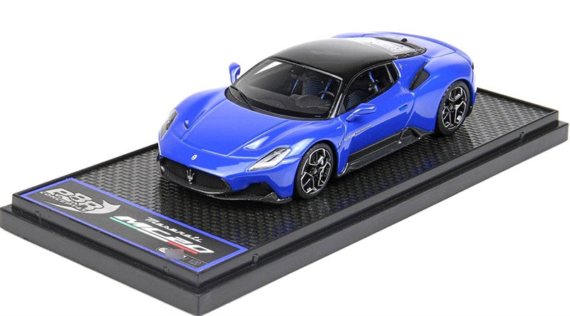BBR MODELS Maserati MC20 2020 Blue LTD 120PCS ONLY 1:43 Car Pre-built Model view1