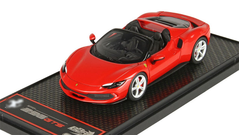 BBR MODELS FERRARI 296 GTS Red Convertible Silver Wheel LTD 200PCS 1:43 Model view1