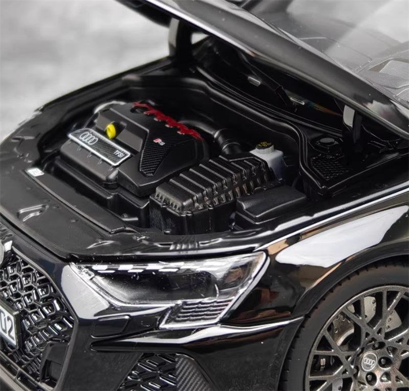 NOREV 2025 Audi RS3 A3 black 1:18 Car Pre-built Model view8