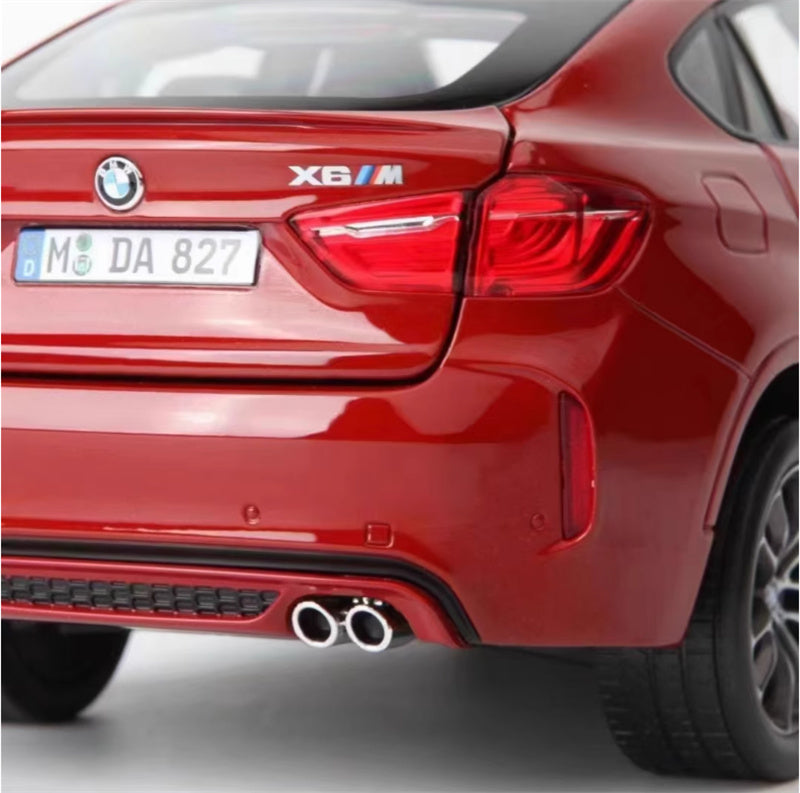 NOREV BMW X6M Metal Red 2015 1:18 Car Pre-built Model view9