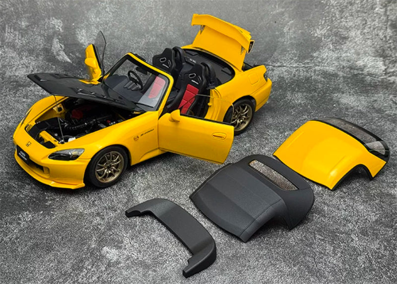 1:18 Honda S2000 MUGEN  Indy Yellow Pearl MOTORHELIX Limited Edition 399PCS ONLY DIECAST Model