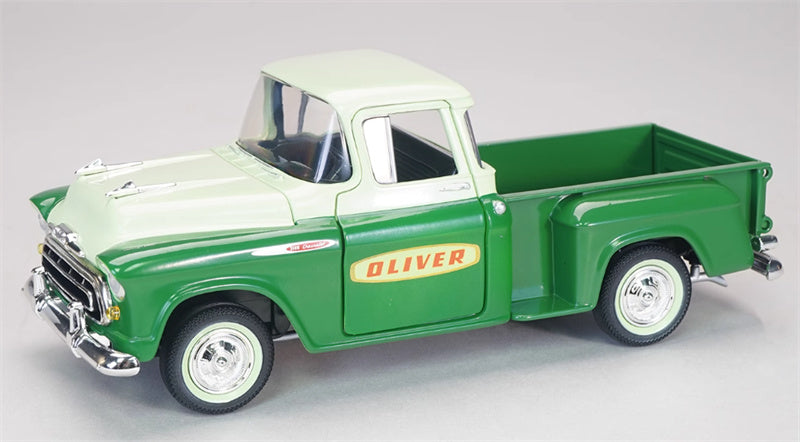 SpecCast 1957 Chevy Stepside Pickup Oliver green 1:25 Truck Pre-built Model