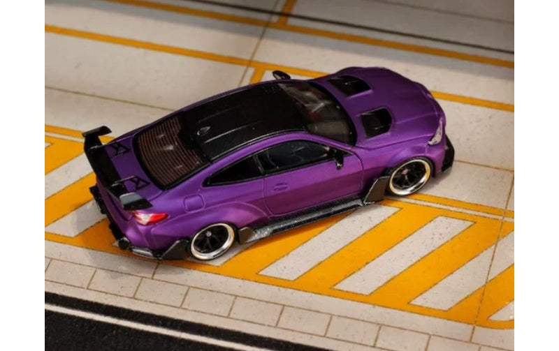 1:64 BMW M4 G82  Mute Purple SW  Limited Edition 500PCS ONLY DIECAST Model