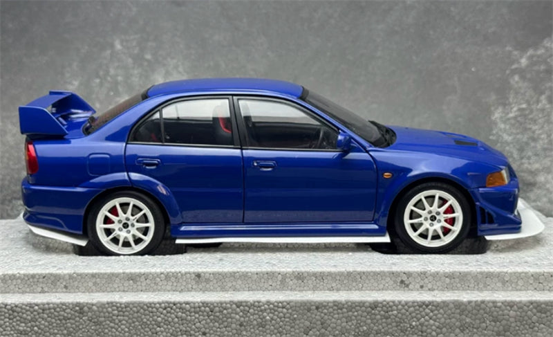 1:18 Mitsubishi Lancer Evolution VI (6.5) GSR T.M.E  Canal Blue MOTORHELIX Limited Edition 499PCS ONLY DIECAST Model