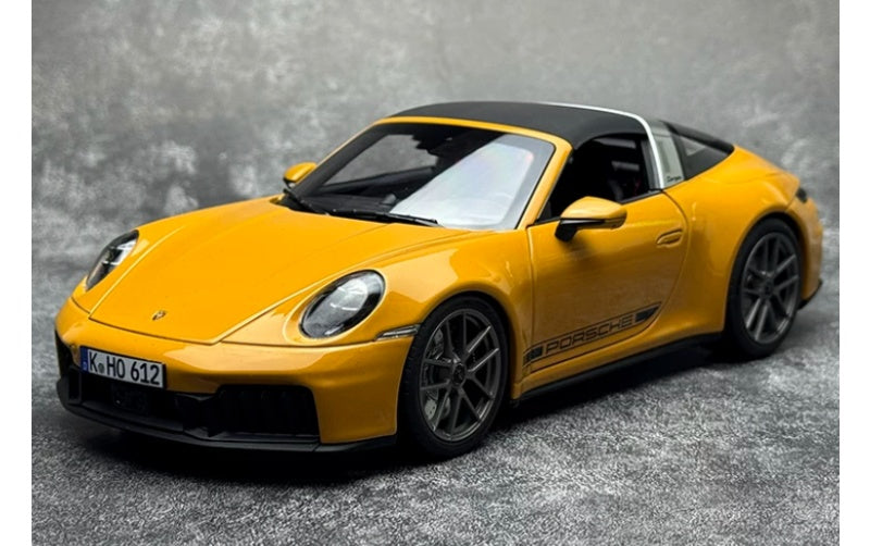 1:18 Porsche 911 (964) Carrera Targa 4 GTS 2025 Yellow NOREV DIECAST Car Model