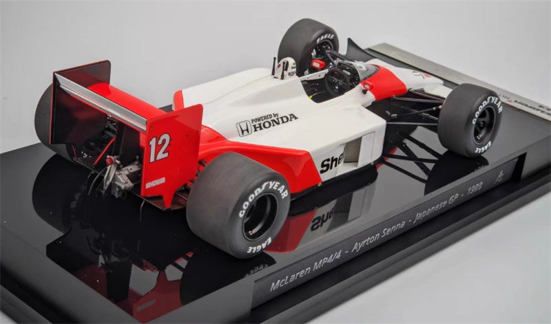 1:18 McLaren MP4/4 1988 Red white Amalgam Resin Car Model view5