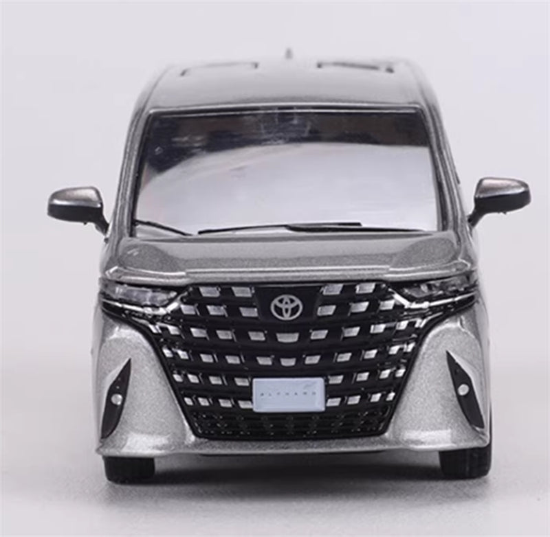 DCT Toyota New Alphard Mpv Grey LHD 1:64 Car Pre-built Model