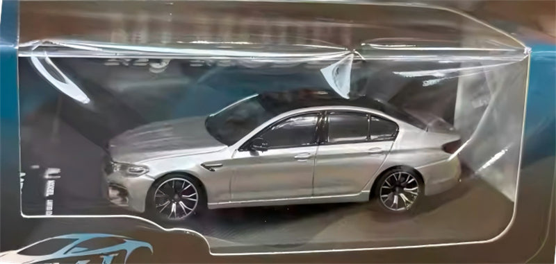 1:64 BMW M5 F90 Diamond Silver MJ Model Limited Edition 999PCS ONLY DIECAST Civil Car Model