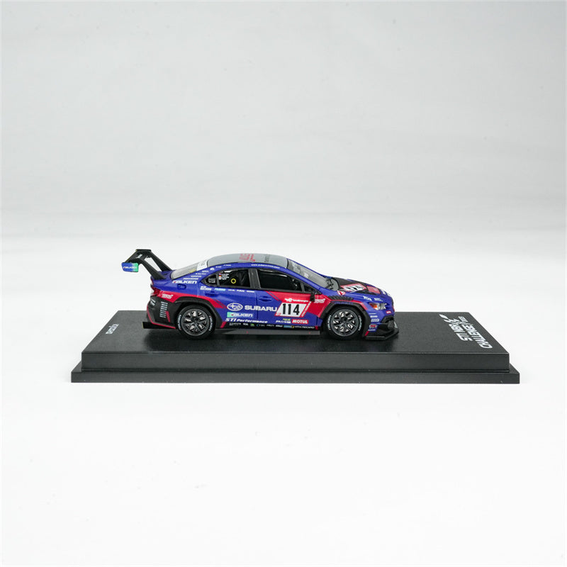 1:64 Subaru WRX STI NBR Challenge #114 2023 Blue KYOSHO Limited Edition 1008PCS ONLY DIECAST Model