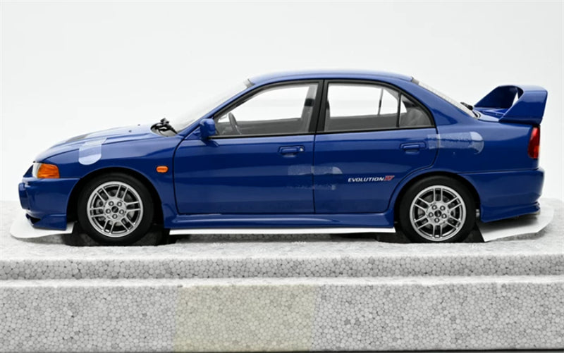 1:18 Mitsubishi Lancer Evolution IV  ice blue MOTORHELIX Limited Edition 499PCS ONLY DIECAST Model