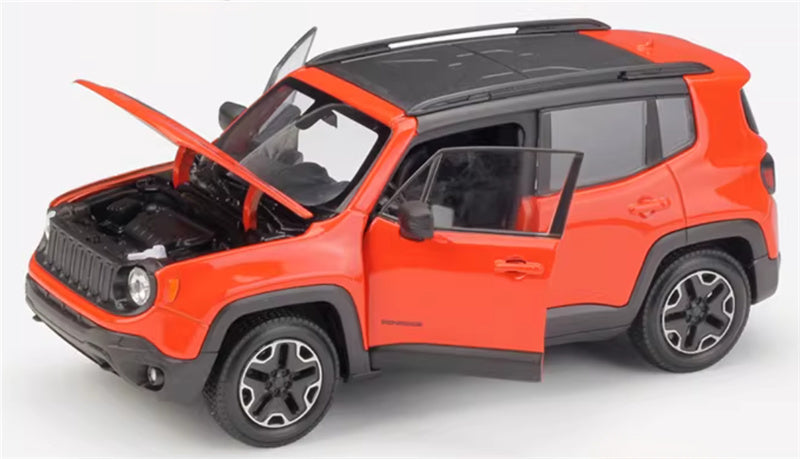 1:24 Jeep Renegade trailhawk  Orange  WELLY  DIECAST Car Model