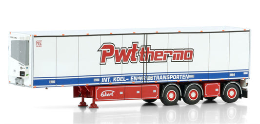WSI REEFER TRAILER - 3 AXLE PWT Cargo 1:50 Truck Pre-built Model