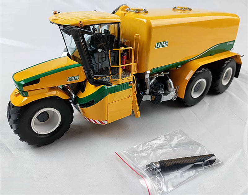 TEKNO Ploeger Oxbo 5105 LNMS tractor fertilizer applicator water tanker Yellow 1:32 Truck Pre-built Model