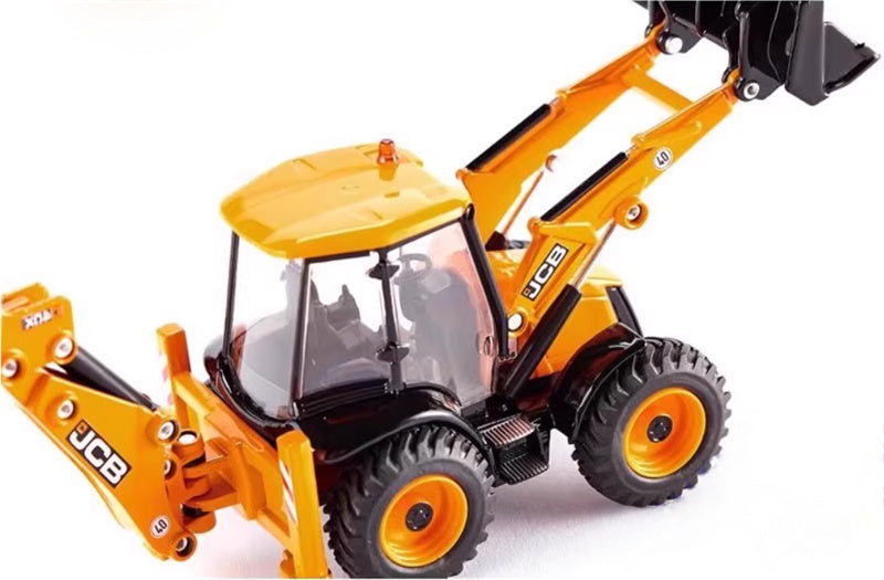 FLOZ JCB 4CX BAGGERLADER BACKHOE LOADER Limited Edition 1:50 Truck Pre-built Model