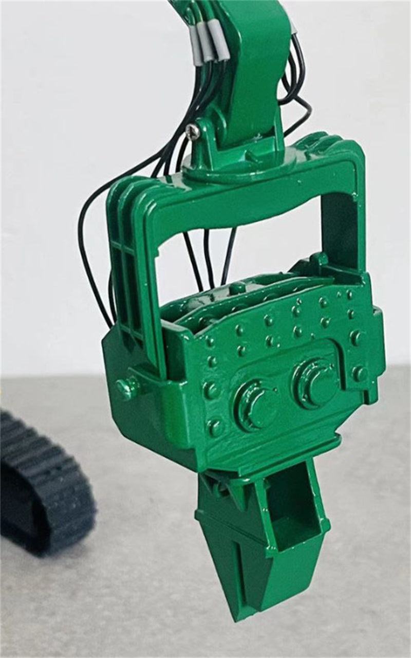KOMATSU PC500LC-10MO Piling machine green 1/43 DIECAST Drilling Rig