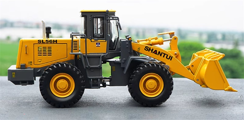 SHANTUI SL56H pure electric wheeled Loader new energy yellow 1:35 Truck Pre-built Model