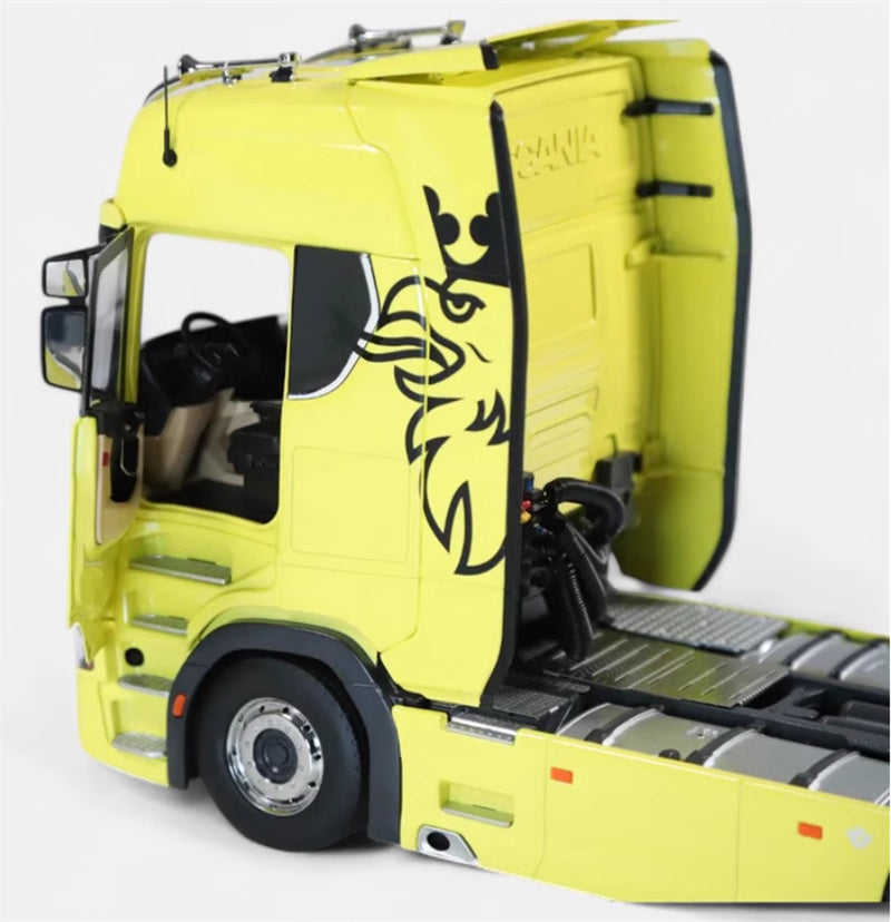 NZG Scania V8 730S 4x2 tractor yellow 1:18 DIECAST Truck Lorry