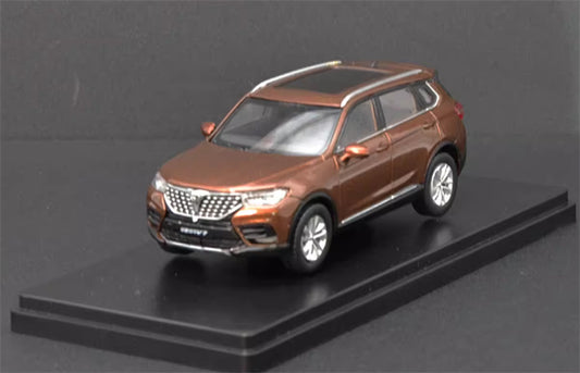 Zhonghua V7 SUV brown 1:43 Car Pre-built Model view1