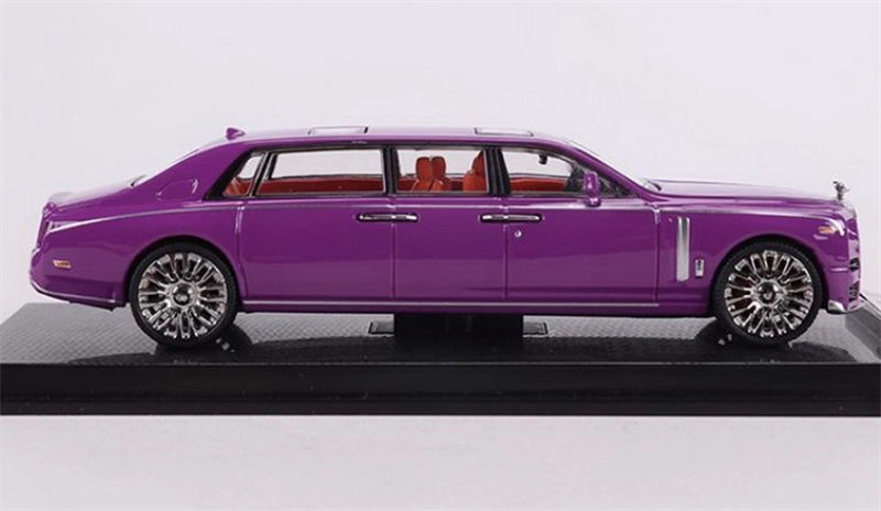 SC Art Rolls-Royce Phantom VII Purple Limited Edition 1:64 Car Pre-built Model