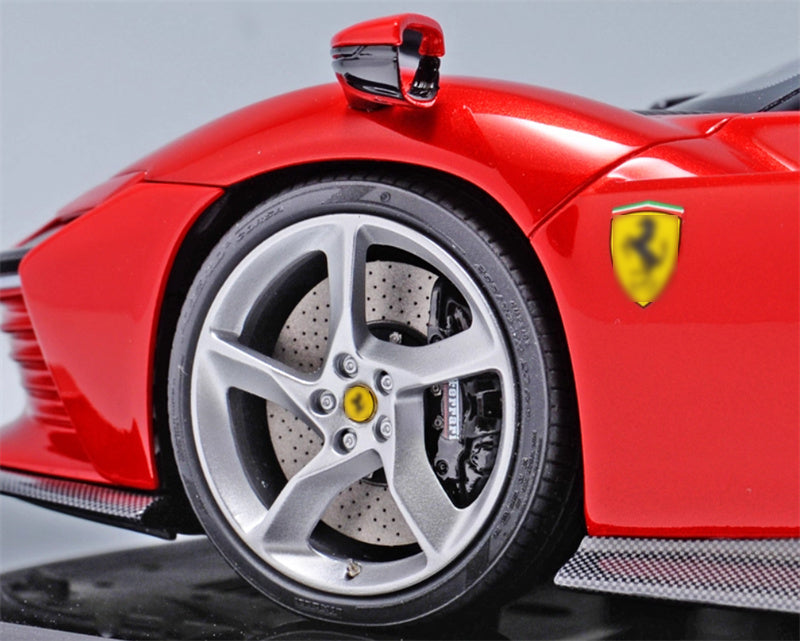 1:18 Ferrari daytona sp3 red Amalgam convertible Resin Car Model view10