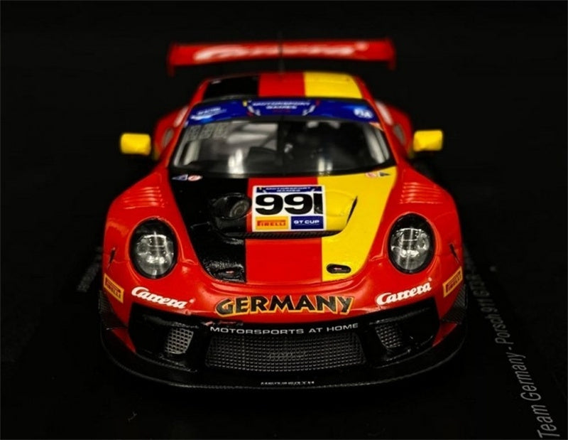 Spark Team Germany Porsch 911 GT3R - FIA Motorsport Games GT Cup Vallelunga S.GORIG - A.RENAUER 1:43 Car Pre-built Model view9