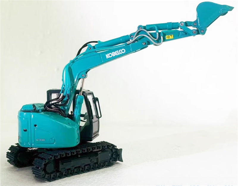 KOBELCO SK75SR New Excavator Limited Edition Blue 1:50 Truck Pre-built Model