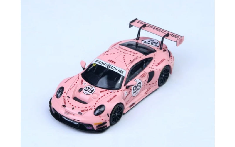1:64 Porsche 911 GT3 R  Pink Pig STAR RACE #23  DIECAST Model