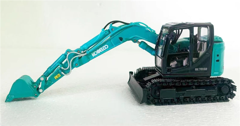 KOBELCO SK75SR New Excavator Limited Edition Blue 1:50 Truck Pre-built Model