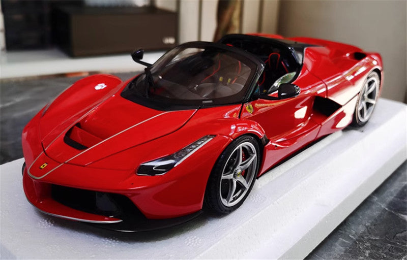 BBR MODELS LAFerrari APERTA Red convertible 1/18 DIECAST CAR